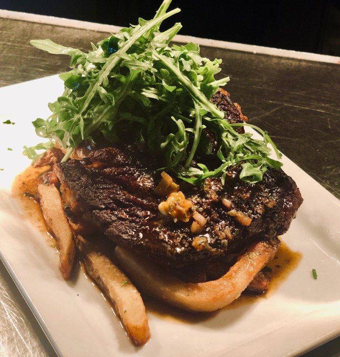 Pan Seared Ribeye Steak Frites