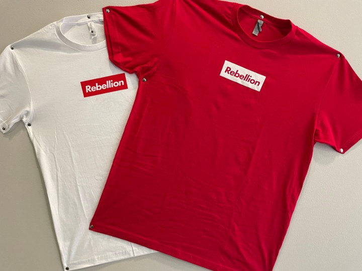 Rebellion T Shirt Supreme Style (White)