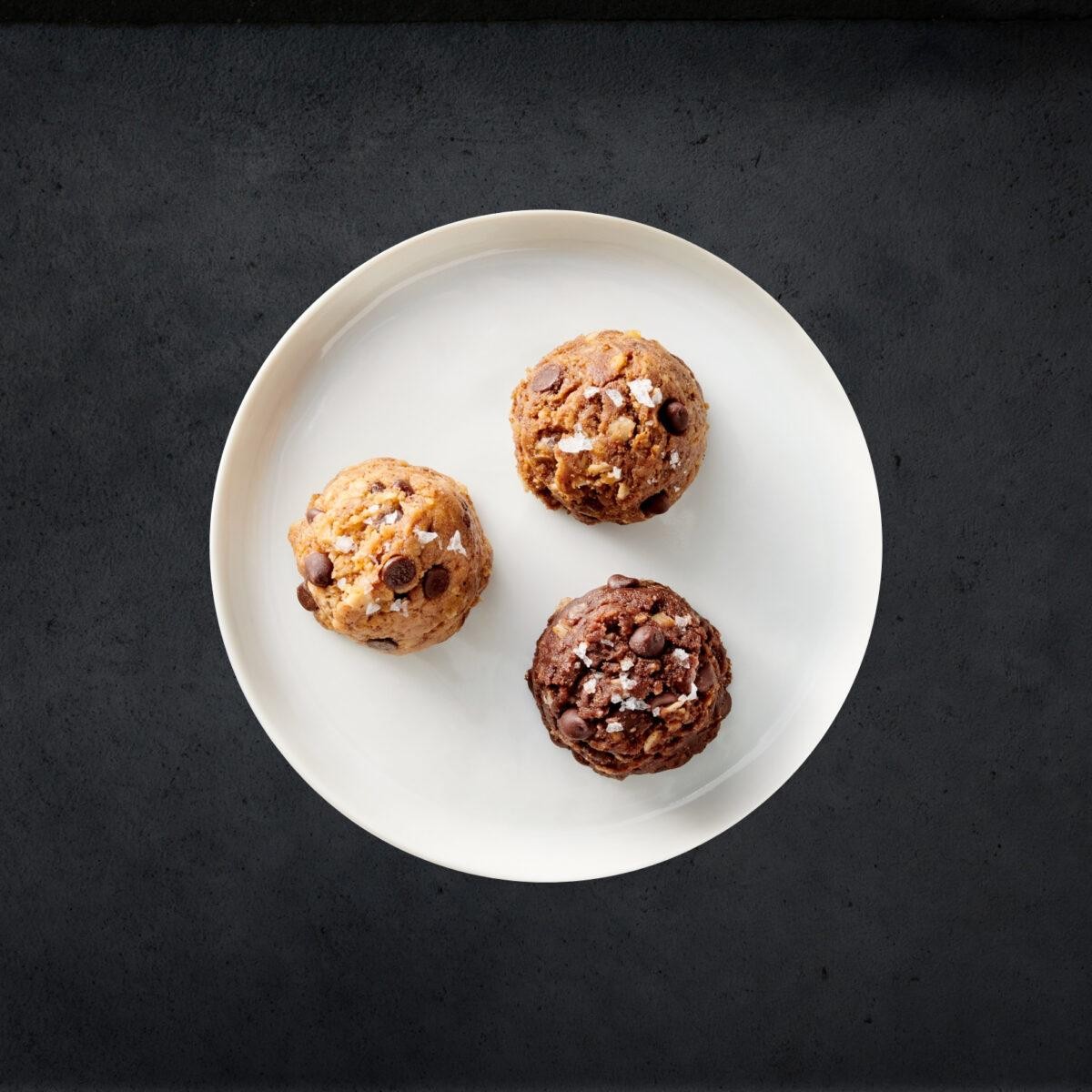 Snacks: Double Chocolate Cookie Dough Bites
