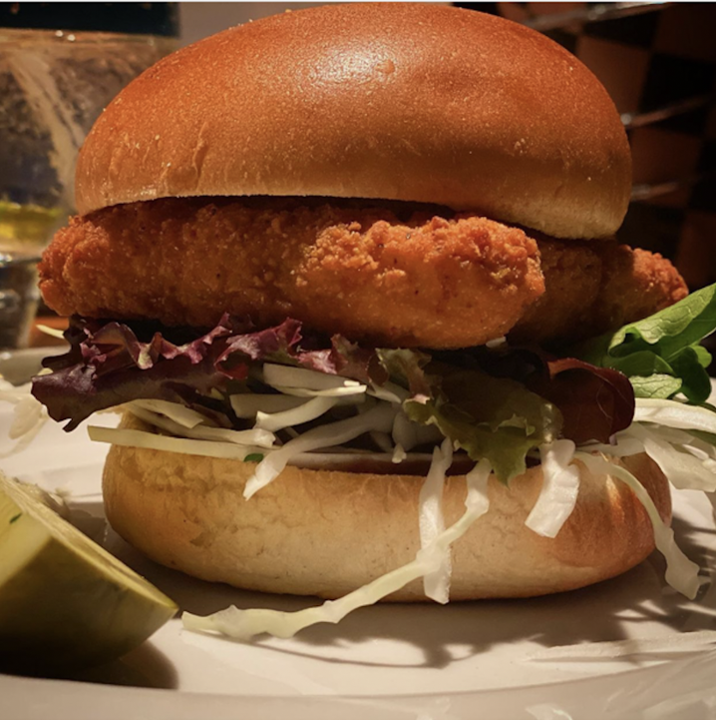 Vegetarian Fried Chicken Sandwich