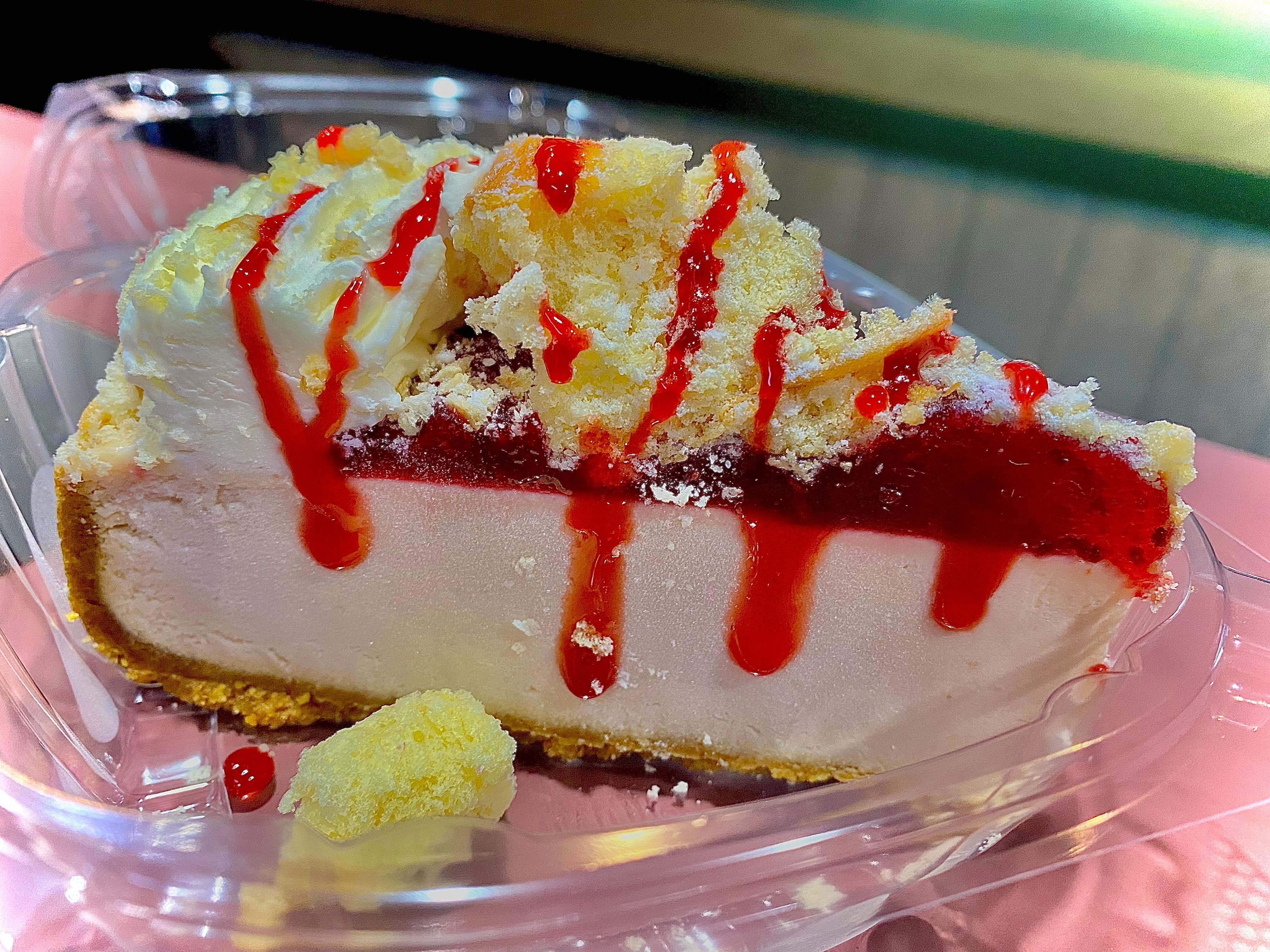 Raspberry Donut Cheesecake