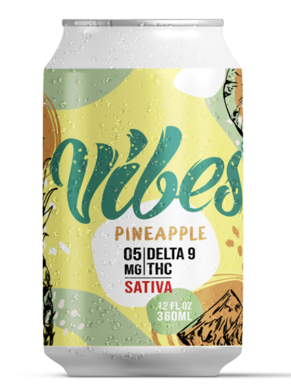 12oz Vibes - Pineapple Express Seltzer (Can)