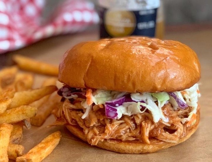 Smoked Pulled Pork Sandwich