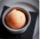 Blood Orange Sorbet Scoop