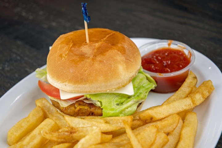 Veggie Burger with Fries