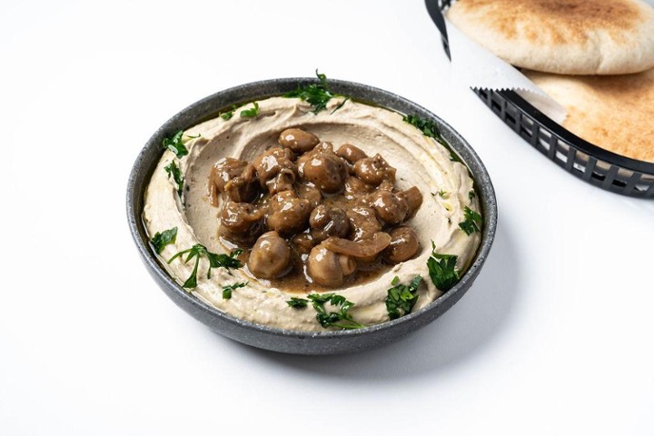 Hummus w/Sautéed Mushrooms