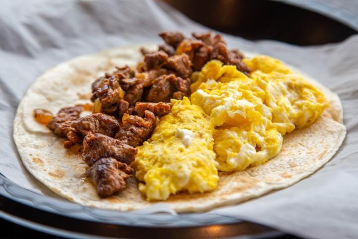 7. Eggs & Fajita Taco