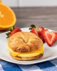 Fried Egg and Cheese Croissant
