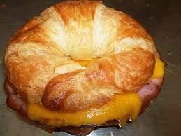 Hot Ham and Cheese Croissant