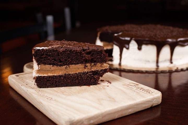 Chocolate tuxedo cake