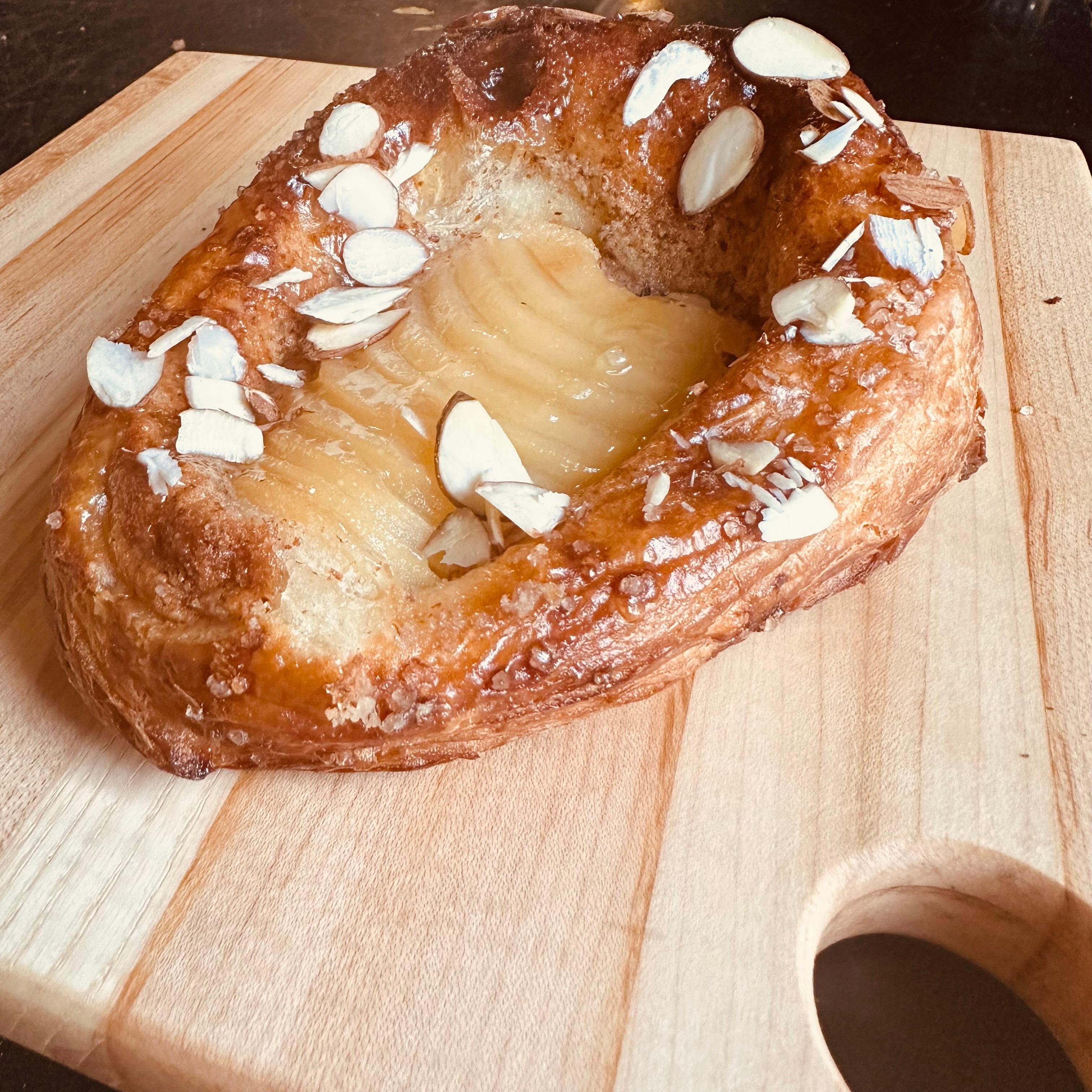 Pear Almond Frangipan Croissant