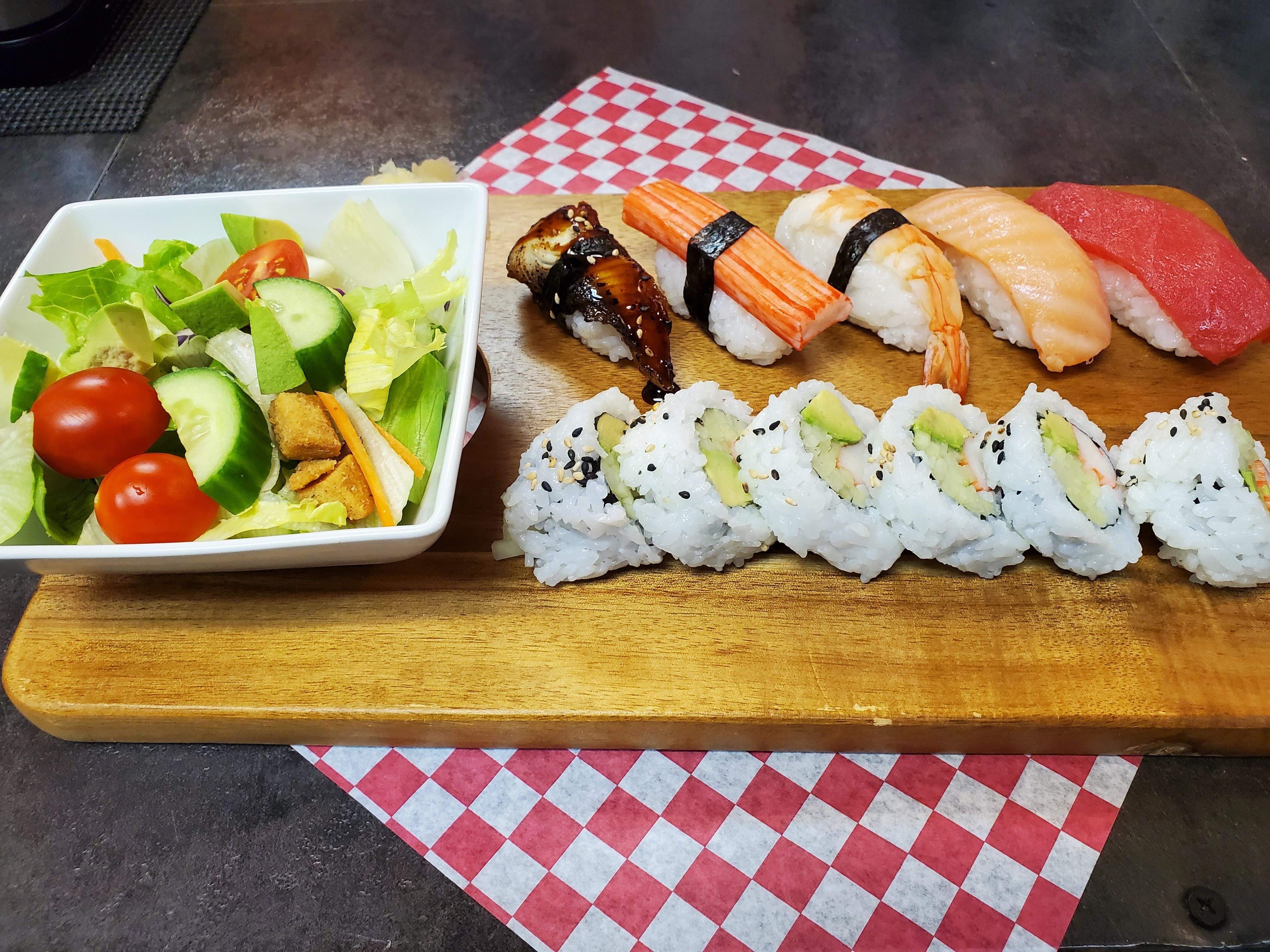 Mixed Sushi Nigiri(5pc)+California Roll(5pc)