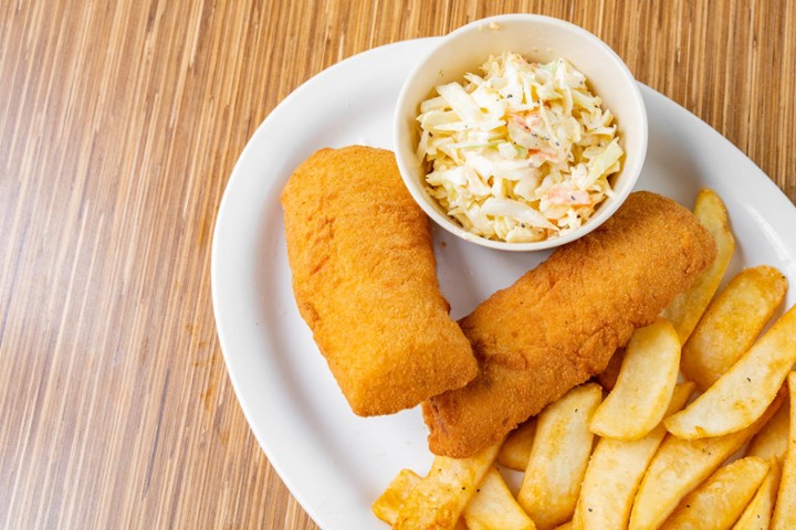 Cod, Fries & Slaw