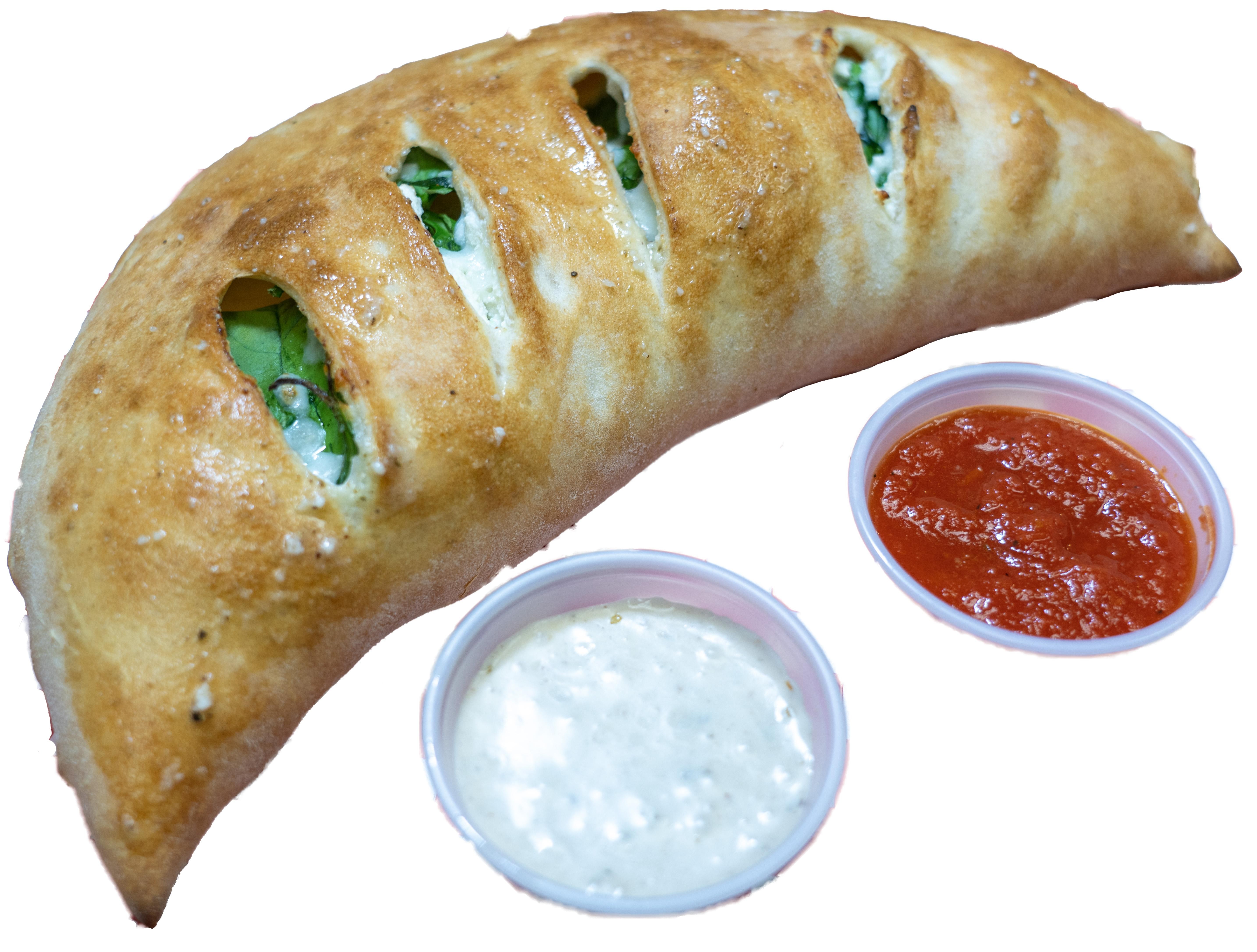 Four cheese calzones
