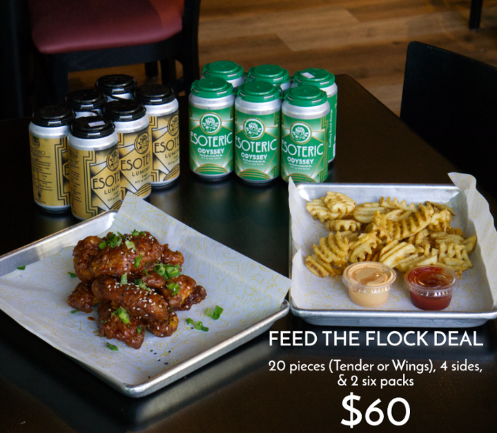 Feed The Flock 20 Pcs & a 2 Crowlers