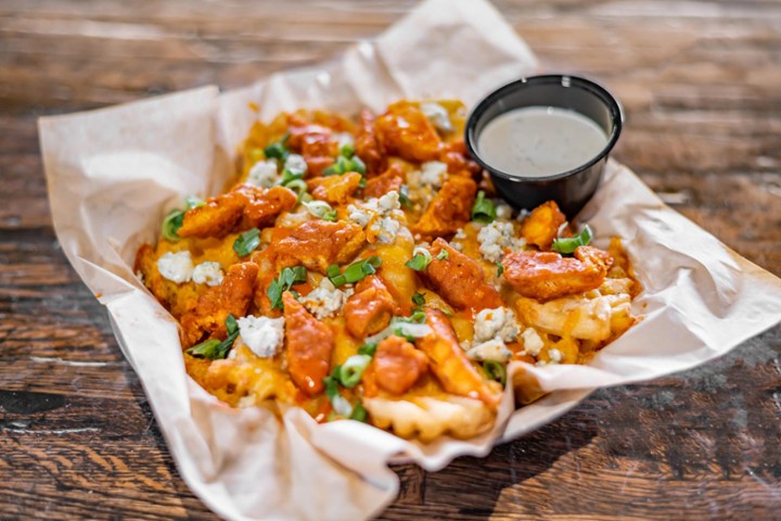 Buffalo Chicken Party Fries