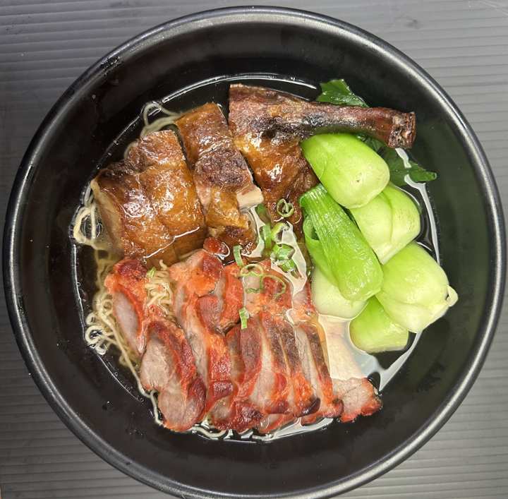 Roasted Duck and Roasted Pork Noodle