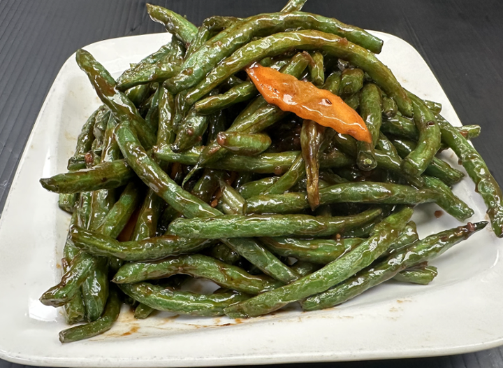 Oriental String Beans in Garlic Sauce