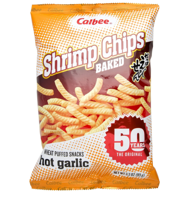 Calbee Shrimp Chips Hot Garlic 4 oz