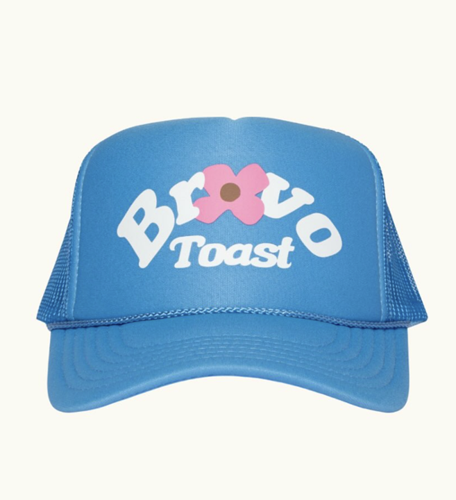 BLUE FLORAL HAT