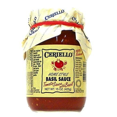 Ceriello Homestyle Tomato & Basil Sauce - 15 Oz (Pack of 12)