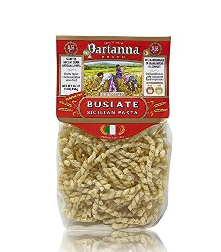 Partanna Busiate Sicilian Artisanal Pasta Classic Cut 6 Pack X 1 Lb (6 Lbs )