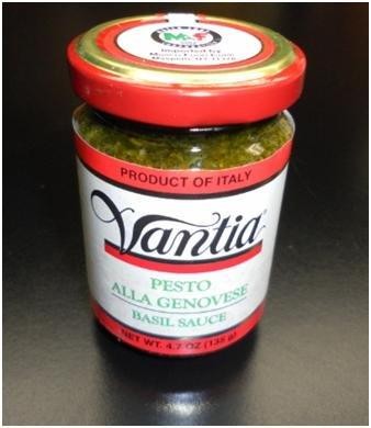 Vantia - Pesto Alla Genovese [Italian Basil Sauce], (2)- 4.7 Oz. Jars