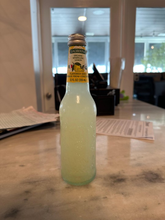 Galvanina, Organic Fru.it Sparkling Beverage, Lemon