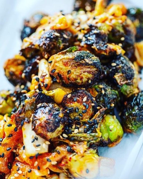 Kimchi Brussel Sprouts