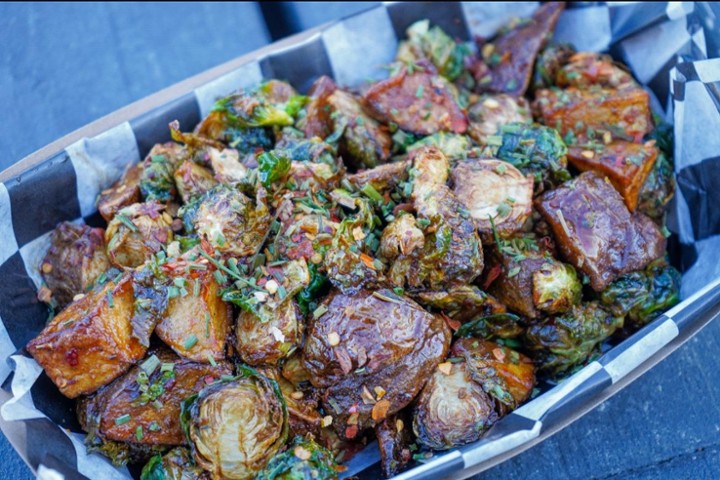 Bomb Brussel Sprouts & Potatoes