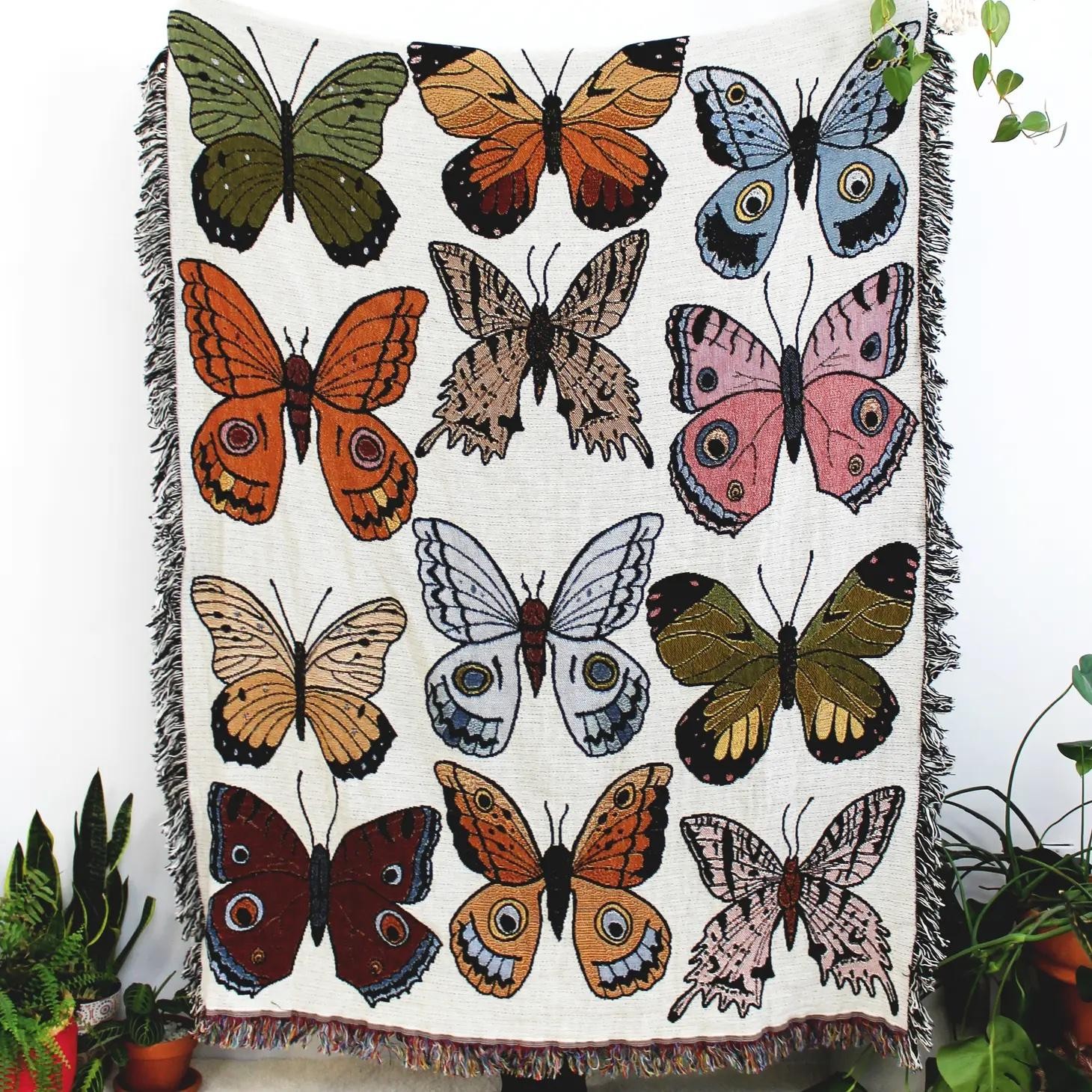 CAL Butterfly tapestry blanket