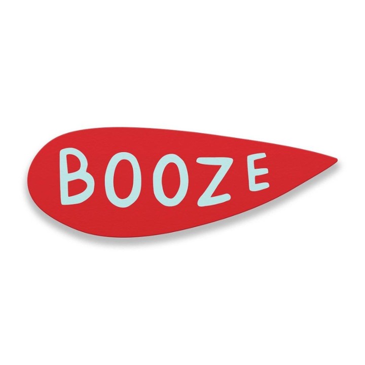 MIN Martha Rich BOOZE wood sign