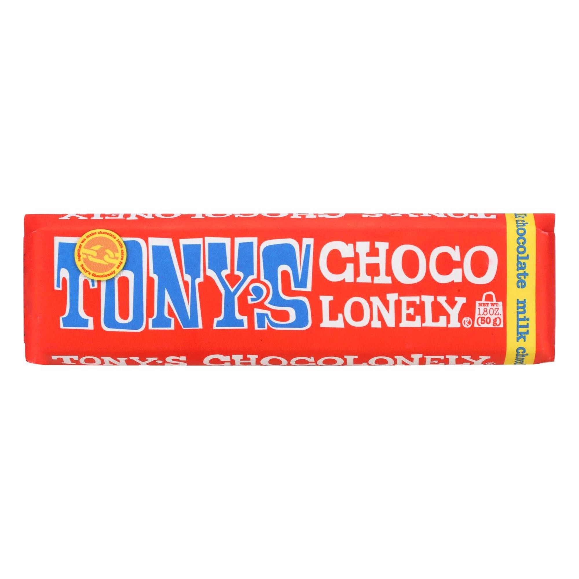 Tony's milk chocolate mini bar