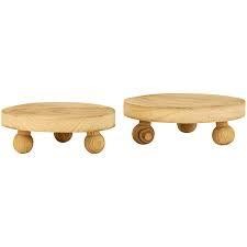 KAL Wooden riser w/ ball feet large