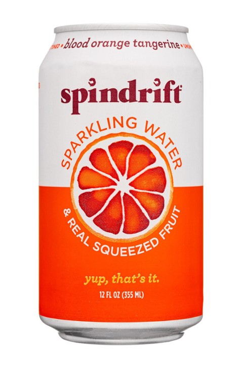 Spindrift blood orange tangerine