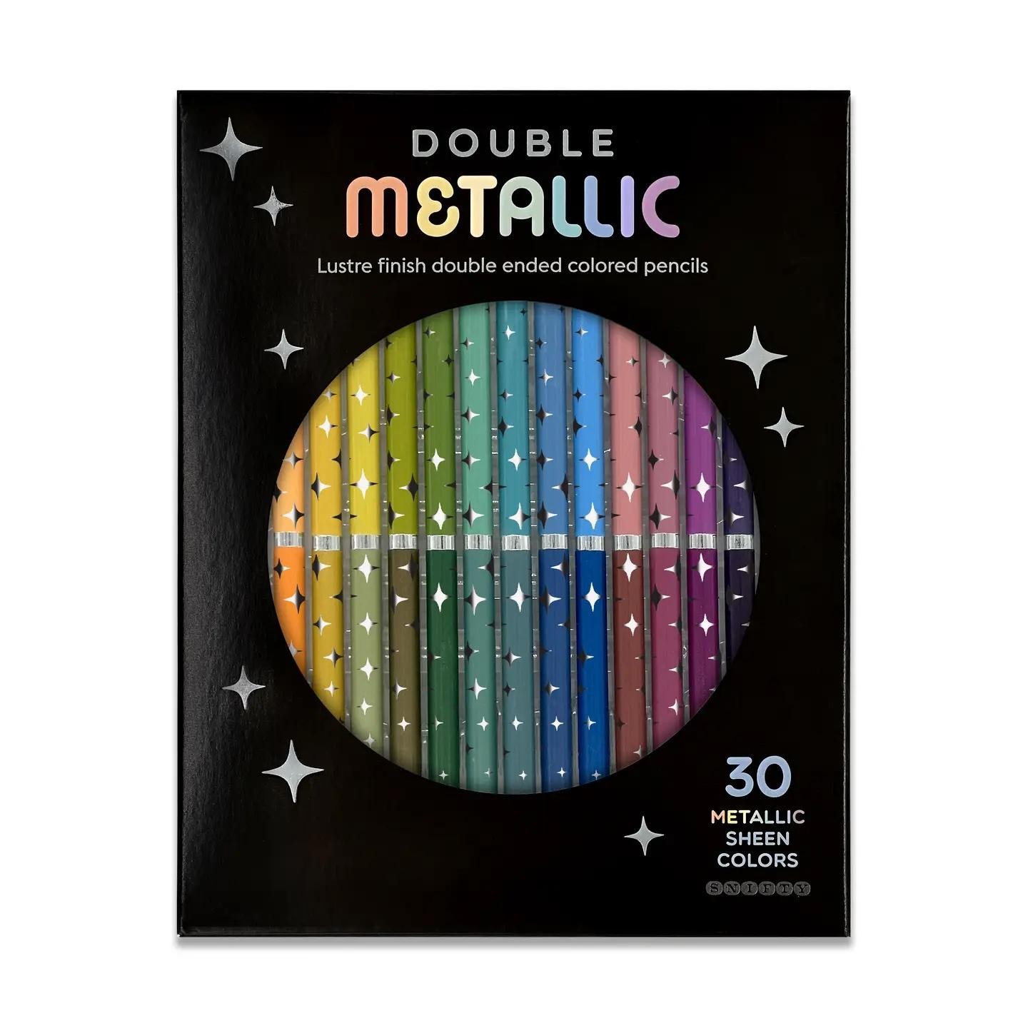 SNI Double metallic colored pencil set