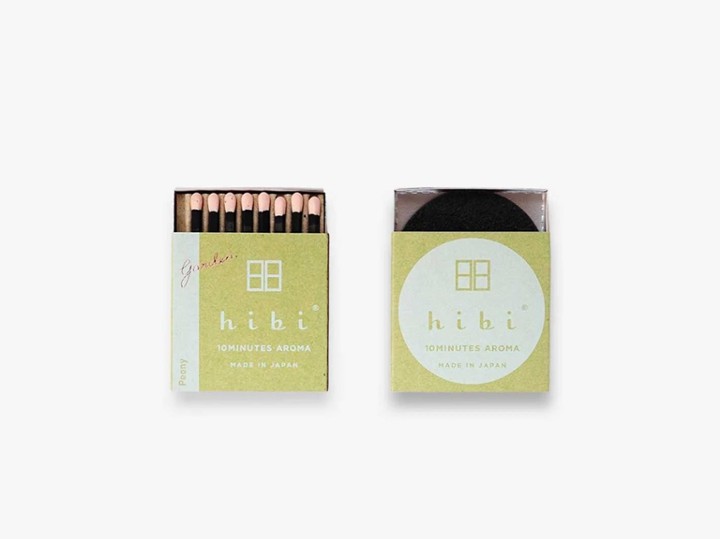 HIB Hibi Peony incense matches