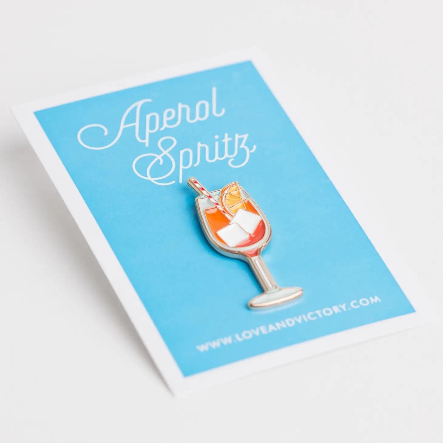 LOV Aperol spritz cocktail pin