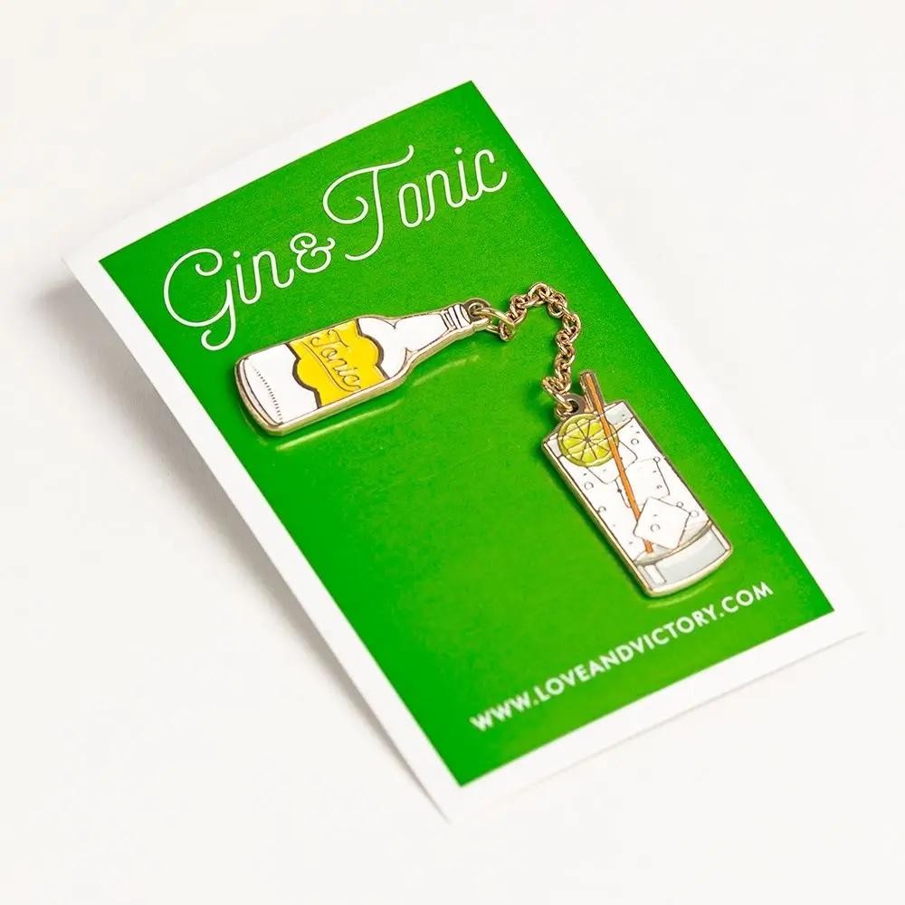 LOV Gin & tonic cocktail pin