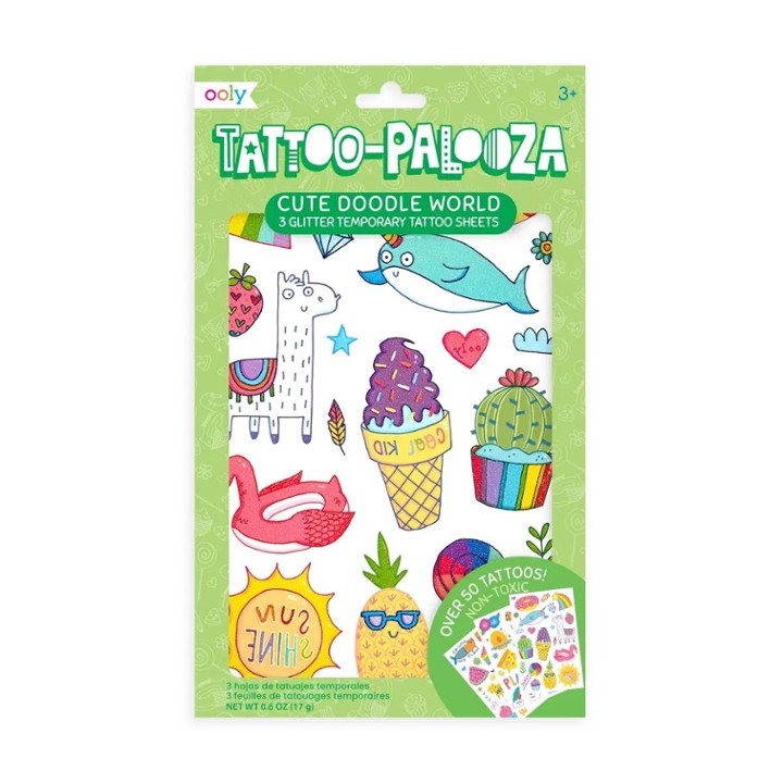 OOL Tattoo-palooza cute doodle world