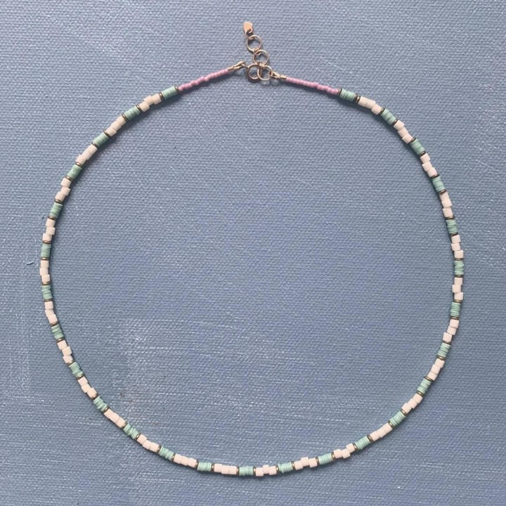 ALI Beaded necklace- stripe no. 2