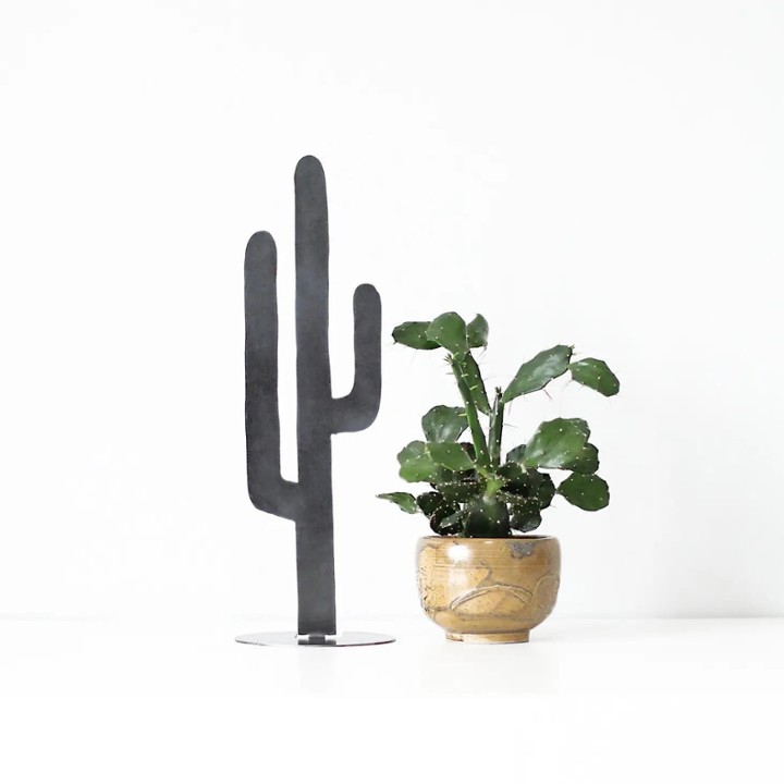 HIG Metal cactus silhouette - Large