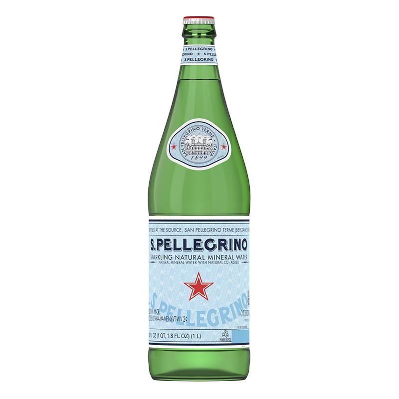 San Pellegrino 1L glass bottle