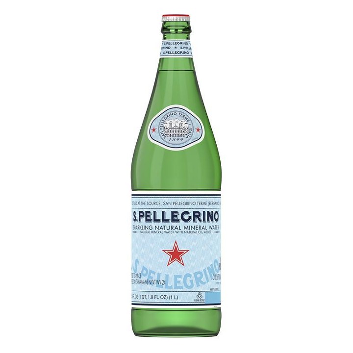 San Pellegrino 1L glass bottle