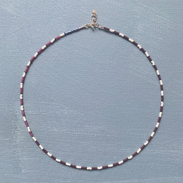 ALI Beaded necklace- stripe no. 1