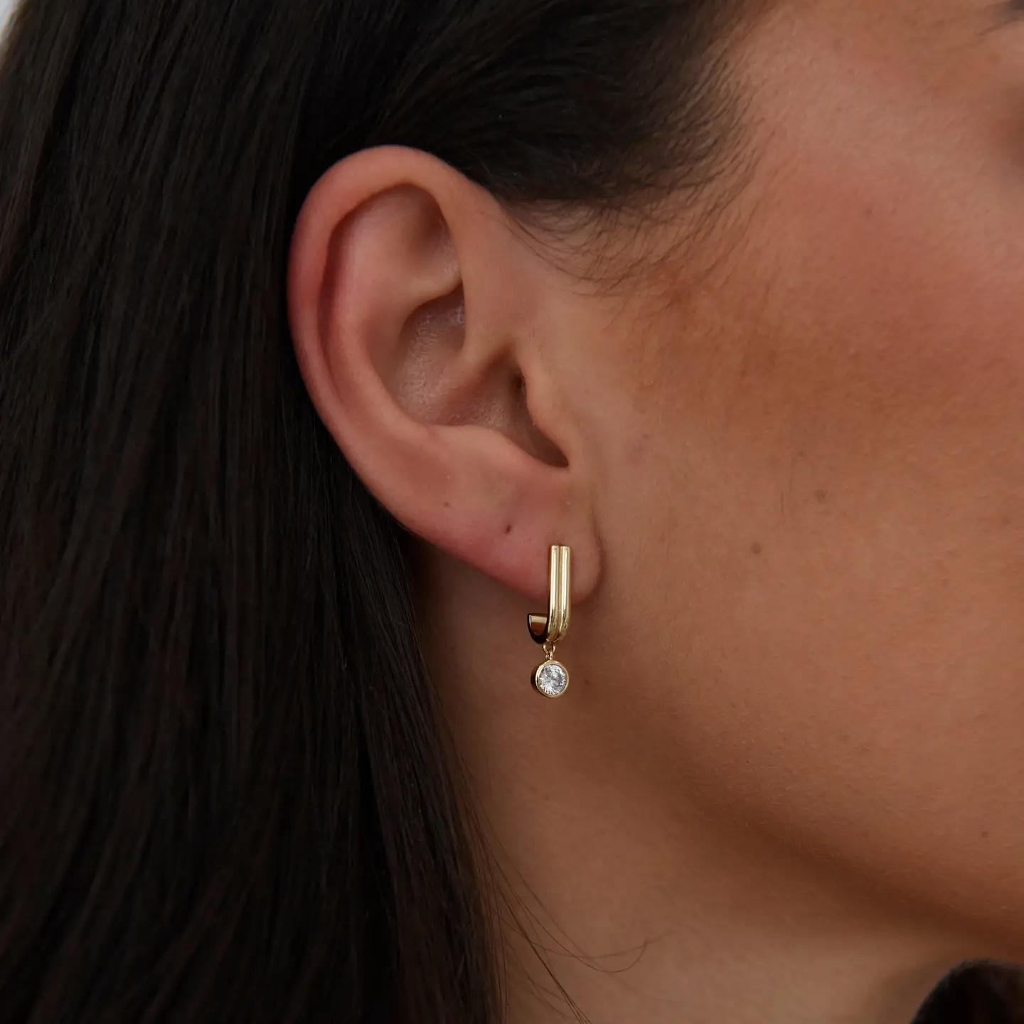 SAH Iris CZ earring