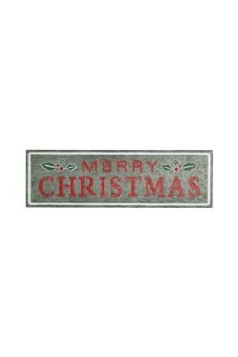 KAL Metal Merry Christmas sign