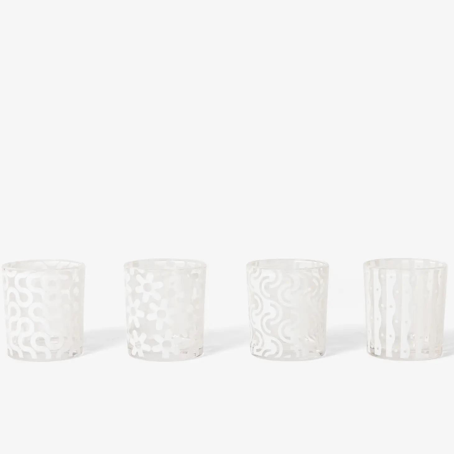 ARE Pattern glasses white