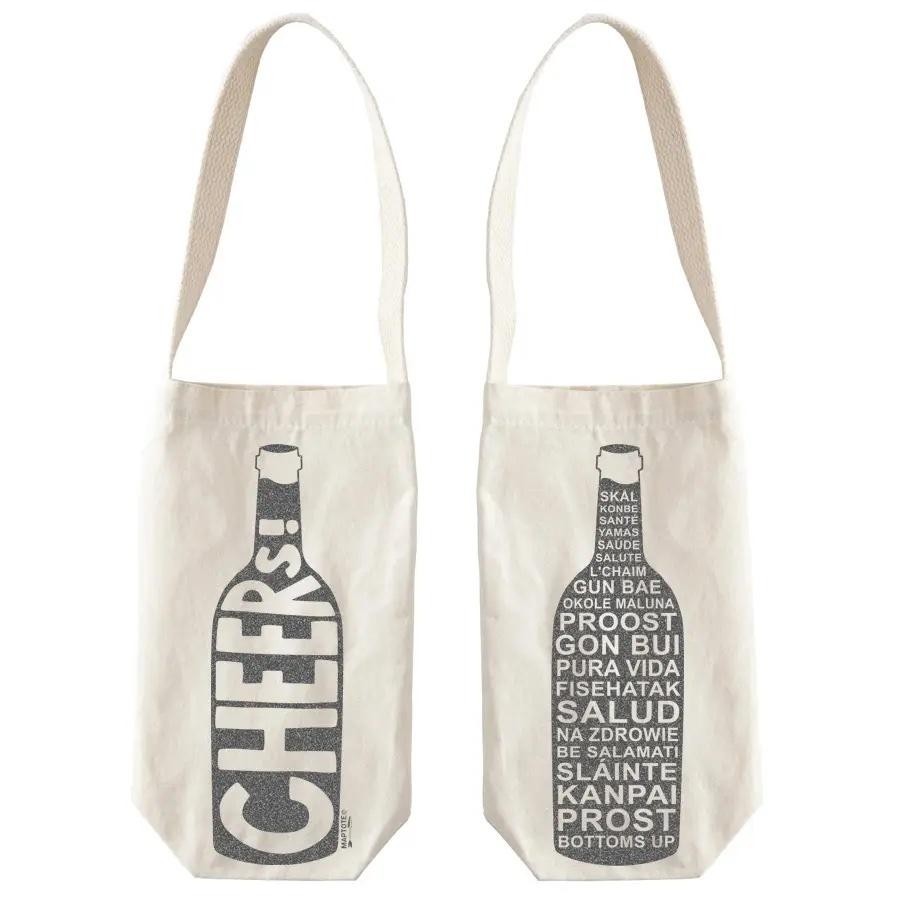 MAP Cheers wine tote