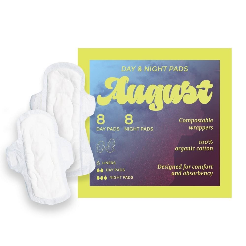 AUG August day & night pads 16ct